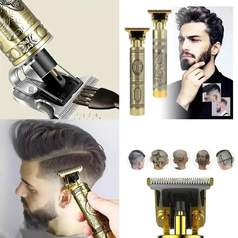 Mini Máquina De Cortar Cabelo e Barba Masculina Elétrico Profissional