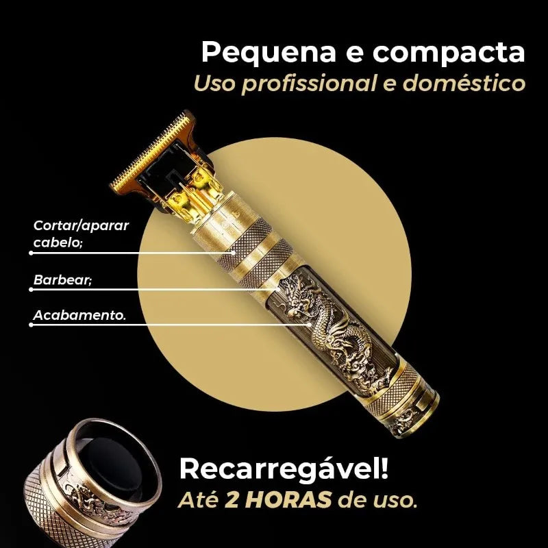 Mini Máquina De Cortar Cabelo e Barba Masculina Elétrico Profissional