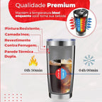 Copo Térmico Personalizado - Seu Time, Seu Nome! 🔥Oferta 47% OFF - Black Friday