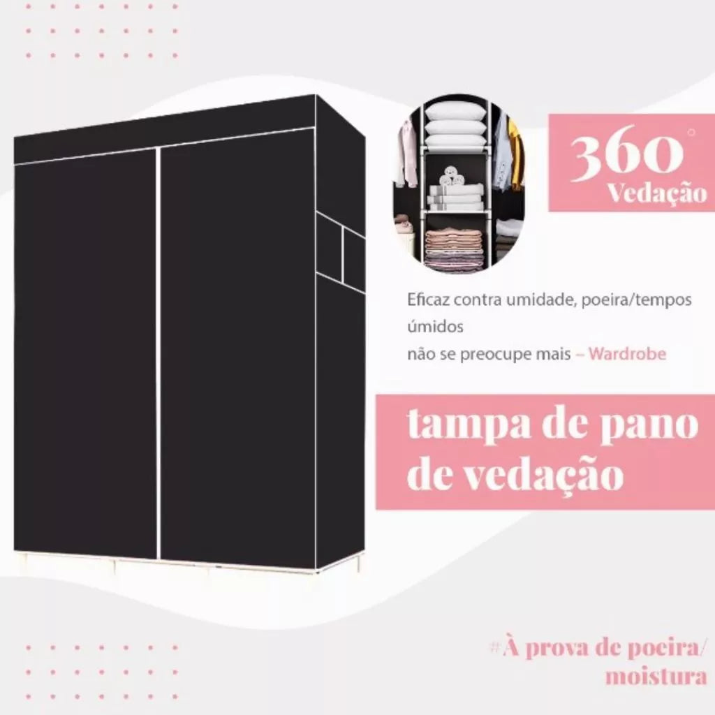 Guarda Roupa Dobrável- Portátil Organizar de Roupas