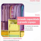 Guarda Roupa Dobrável- Portátil Organizar de Roupas