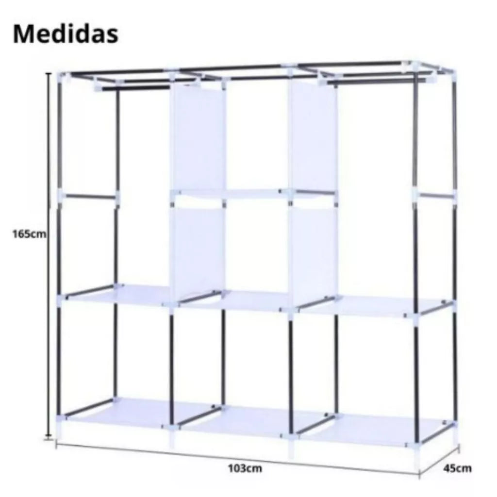 Guarda Roupa Dobrável- Portátil Organizar de Roupas