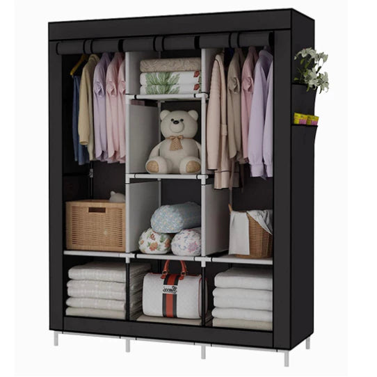 Guarda Roupa Dobrável Organizador De Roupas QUEBOM