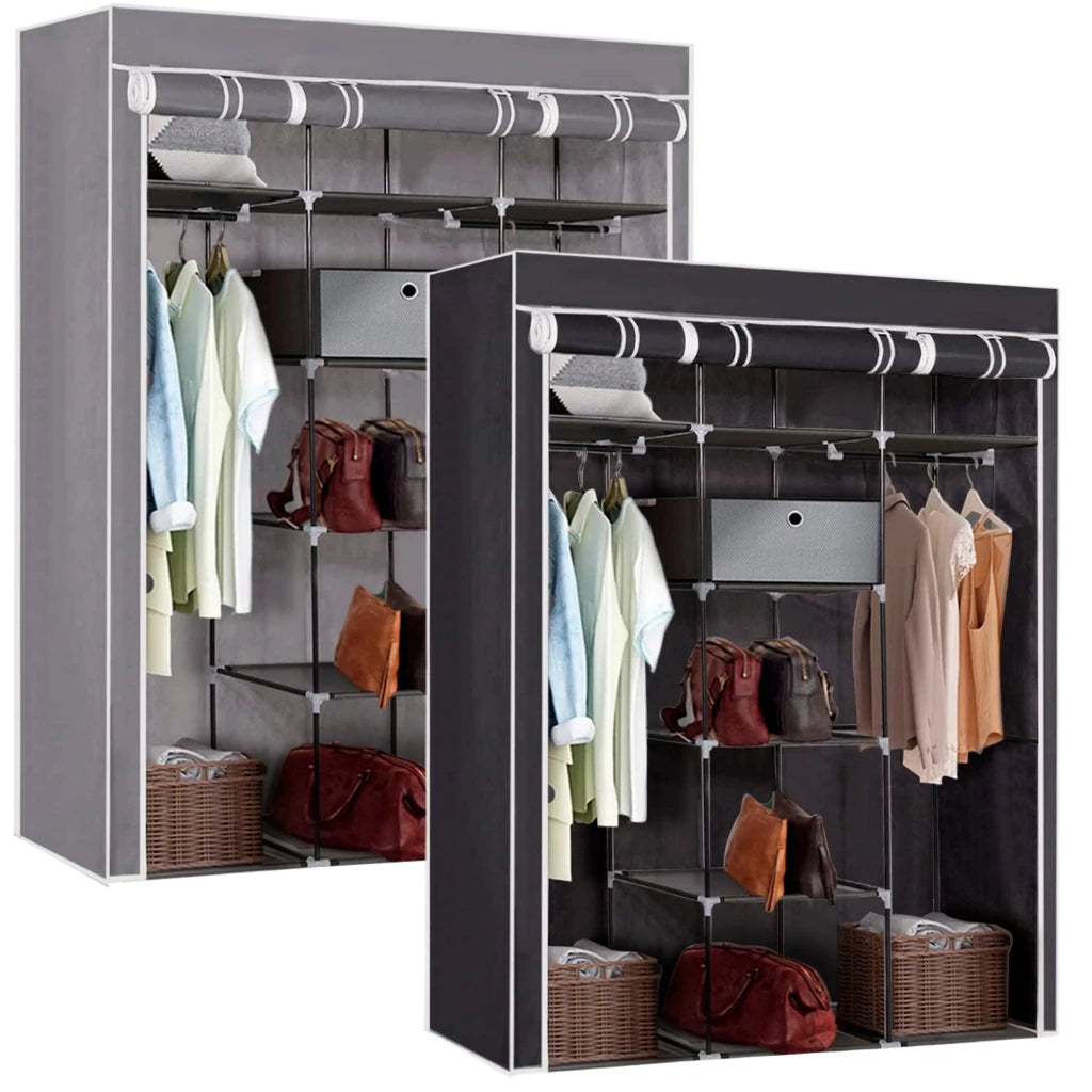 Guarda Roupa Dobrável Organizador De Roupas QUEBOM