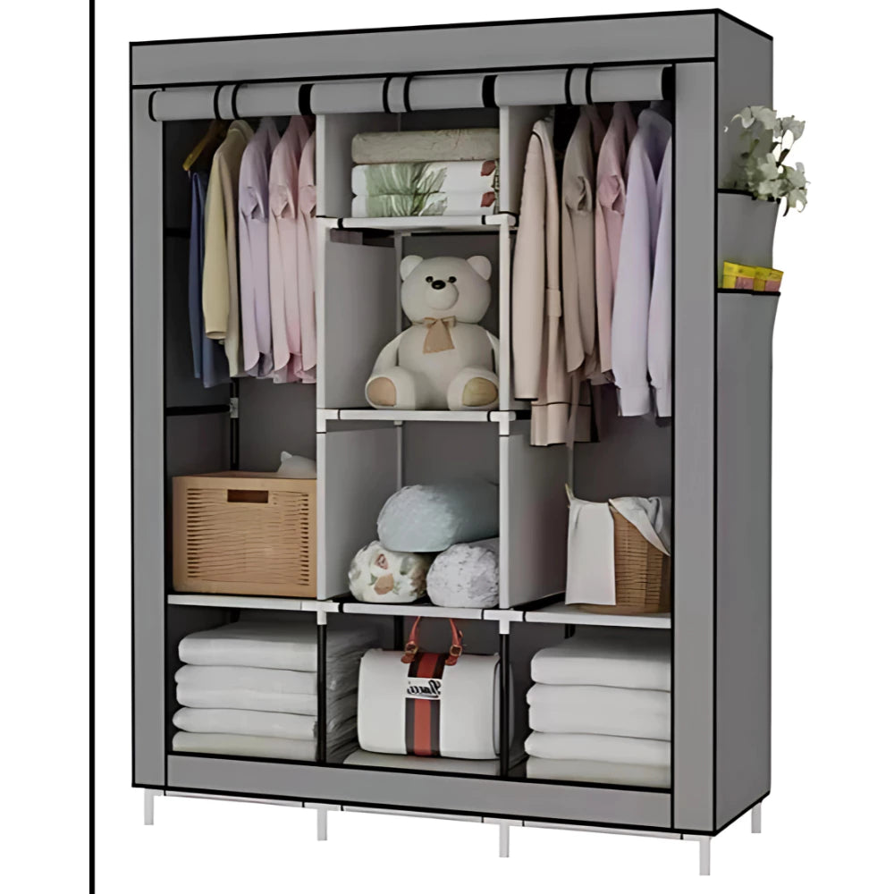 Guarda Roupa Dobrável Organizador De Roupas QUEBOM