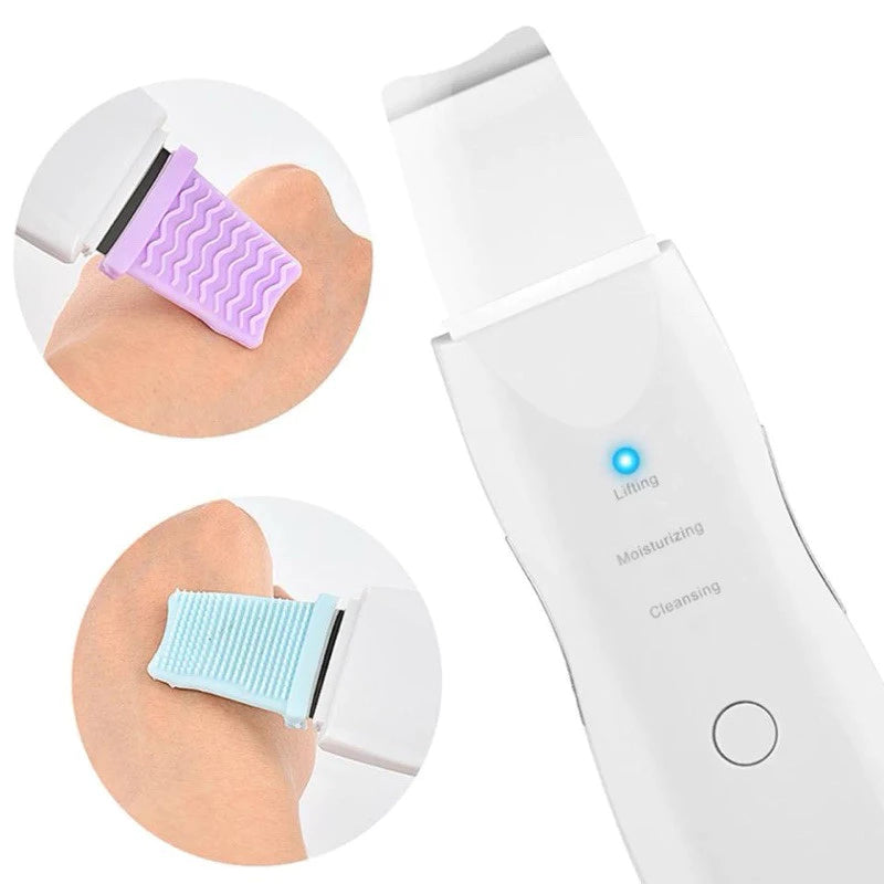 ✨ Peeling Ultrassônico 💆‍♀️ Limpador Facial Portátil 🧼🔥